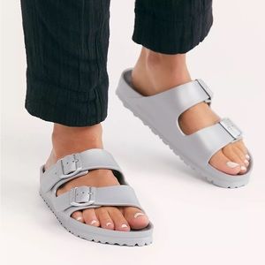 Silver Eva Arizona Birkenstock size 41